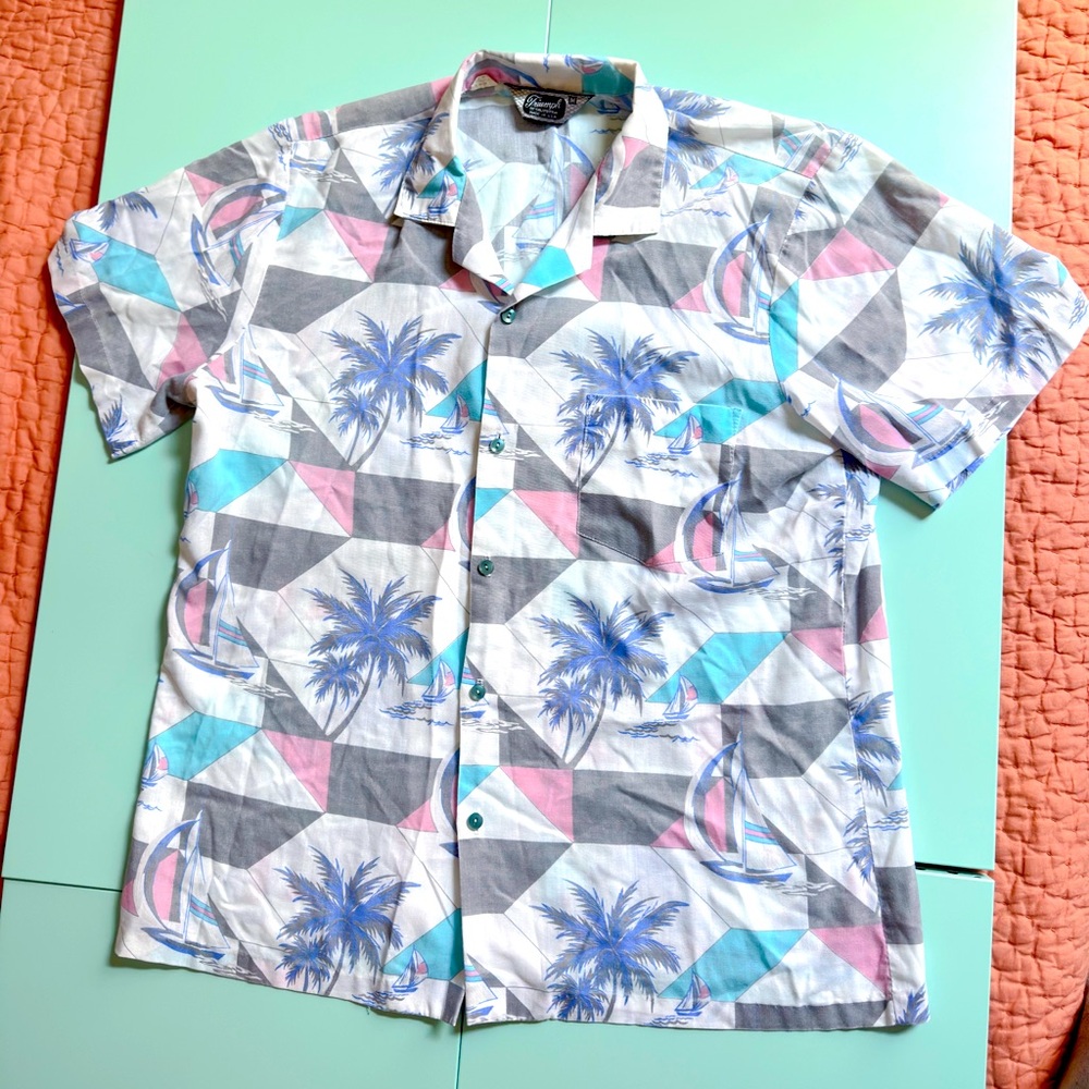 Vintage Abstract Hawaiian Shirt
